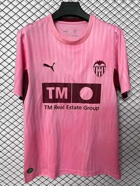 2026/27 Valencia Third Jersey Pink TM Real Estate Group Football Jersey